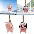 thumbnail image 1 of 2 pieces Cute Swing Car Pendant Auto Rearview Mirror Pendants Car Hanging Interior Rearview Decoration Art Decor Supplies Sculpture Birthday Cola colgante de coche, 1 of 8