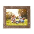 thumbnail image 4 of Rustic Farmhouse 10 in. x 10 in. Espresso Reclaimed Wood Picture Frame (1.5" Molding), 4 of 9