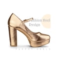 thumbnail image 3 of BLISSFUL STEP Platform Mary Janes Block Heels Pumps for Women, 3 of 5