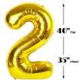 thumbnail image 2 of Lámina de mylar de 1 m para cumpleaños, número 27, 72, de Globo Upgesy, número 27, 2 of 6