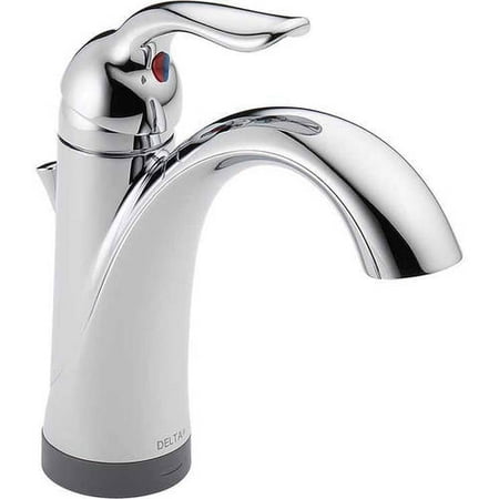 Lahara 2 Handle Delta Lahara Single Hole Lavatory Faucet with Touch2O Technology, Available in Various Colors ()