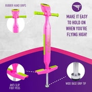 Flybar iPogo Jr. - Worlds First Interactive Counting Pogo Stick for Kids Ages 5 to 9 (Pink)
