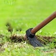 thumbnail image 5 of Mupvlun Garden Hoe – Action Hoe with Long Handle, Handheld Tool for Soil Loosening, Weeding & Nail Removal, Steel & Wood Construction (4.72''x2.17''x15.75'') A, 5 of 6