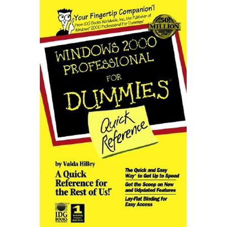 Microsoft Windows 2000 Professional For Dummies Quick