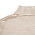 thumbnail image 5 of CYiJun Mens Quarter Zip Pullover Sweater Classic Turtleneck Raglan Long Sleeve Sweaters,Sizes M-3XL, 5 of 8
