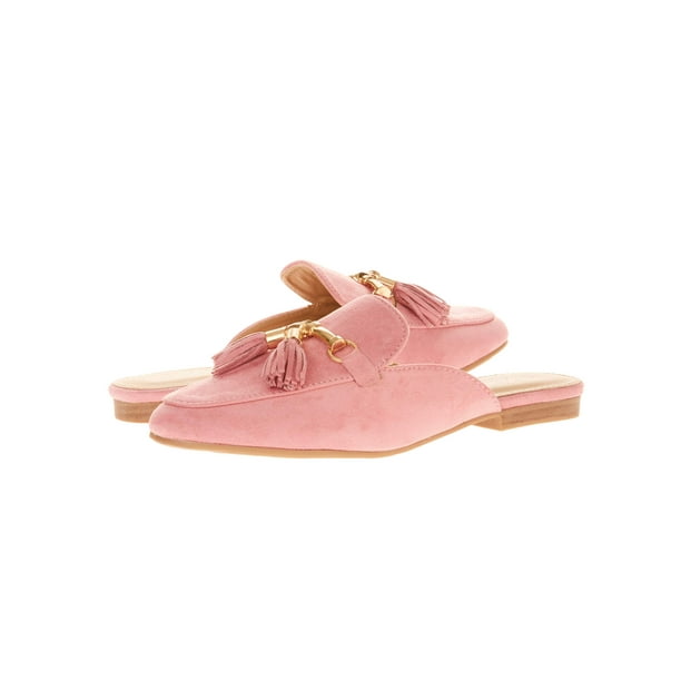 womens mules with tassels
