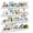 White, variant on 48 Inch Floating Shelves for Wall Set of 4, Large White Picture Ledge Shelf for Living Room Photo Frames, Extra Long Wood Wall Shelves with Lip for Bedroom Hallway Office Nursery Kids Books