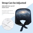 thumbnail image 3 of Salouo The Galaxy Print Adjustable Working Caps,1 Pcs Working Hats Elastic Scrub Hats Elastic Tie Back Hats Unisex Nurse Scrub Cap Nurse Hats ,One Size, 3 of 7