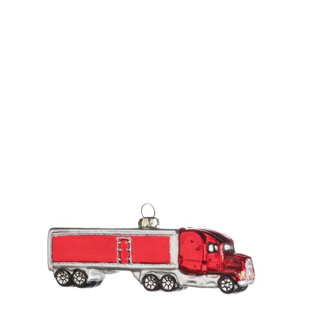 Semi Truck Christmas Ornaments 