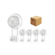 thumbnail image 1 of 5 Ganchos De Pared Multiusos Para Cocina Y Accesorios Baño Lab.G Blanco, 1 of 5