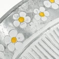 thumbnail image 3 of LABELEPH 2Pcs Metal Containers Oval Shape Retro Style Flower Vase for Household Decoration 7.5X5.1X3.1in, 3 of 8