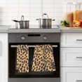 thumbnail image 4 of Leopard Print Cotton Face Towels Absorbent Hand Towel Soft Bathroom Towel for Kitchen Hotel Decoration, 4 of 7