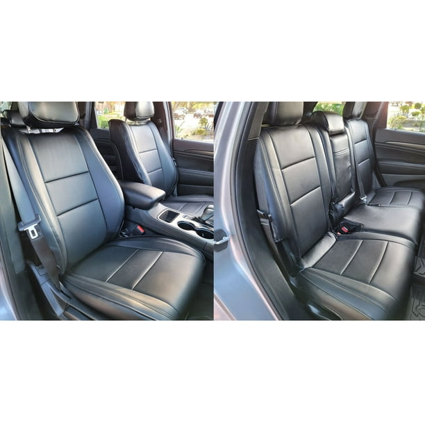 Kojem Faux Leather Seat Cover Sets Compatible With 2018 2019 Jeep Grand Cherokee Front And Rear Car Protectors Black 12 13 14 15 16 17 18 Com - 2005 Jeep Grand Cherokee Laredo Car Seat Covers Kojem Faux Leather Seat Cover Sets Compatible With 2018 2019 Jeep Grand Cherokee Front And Rear Car Protectors Black 12 13 14 15 16 17 18 Com - 2005 Jeep Grand Cherokee Laredo Car Seat Covers