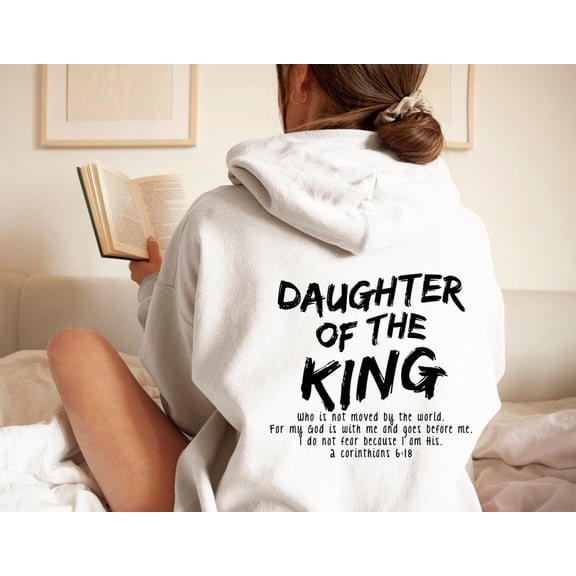 Daughter Of The King Hoodie, gift for her gift for him Christmas Hoodie