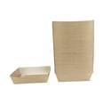 thumbnail image 3 of Bandejas desechables para refrigerios,Bandejas de comida de papel kraft para fiestas profesionales,Bandeja desechable para servir patatas fritas fáciles de usar,Barquitos de comida de papel, 3 of 9