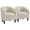Ivory, variant on Topeakmart Modern Upholstered Boucle Armchair for Living Room, Ivory