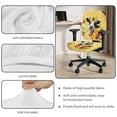 thumbnail image 4 of ZUXONGSY Sunflower Cow Desk Chair Cover 2 Pack Stretch Rotating Chair Slipcover with Elastic Edge Exquisite Chair Protector Easy to Install and Clean Slipcovers for Women Men, 4 of 7