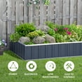 thumbnail image 6 of Outsunny 5.7' x 3' Galvanized Raised Garden Bed Kit for Vegetables, Gray, 6 of 9
