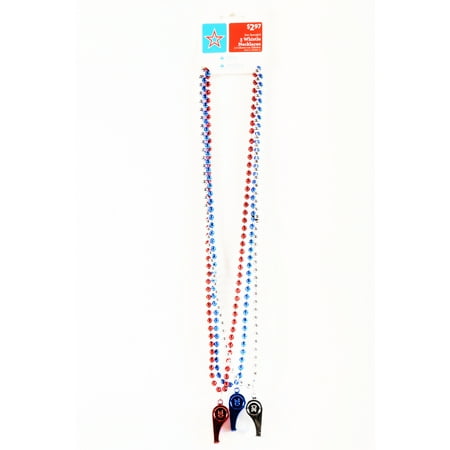 3 PACK WHISTLE BEADS