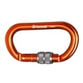 thumbnail image 4 of Mosquetón de escalada en roca DYNWAVEMX 25 Mosquetón de en apariencia de D de seguridad abierta hebil de seguridad para ejercicio libre herramienta de hardware Puerta de tornillo naranja, 4 of 7