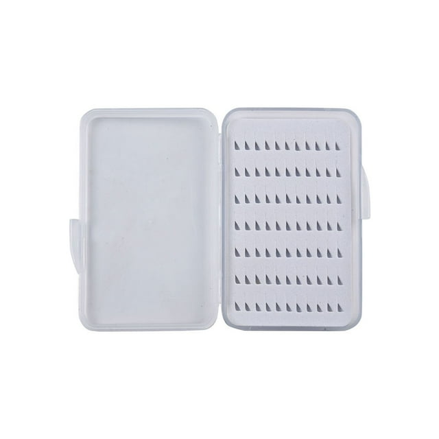 Fly Fishing Lure Spinner Spoon Bait Foam Box FishHook Hard Storage Case.