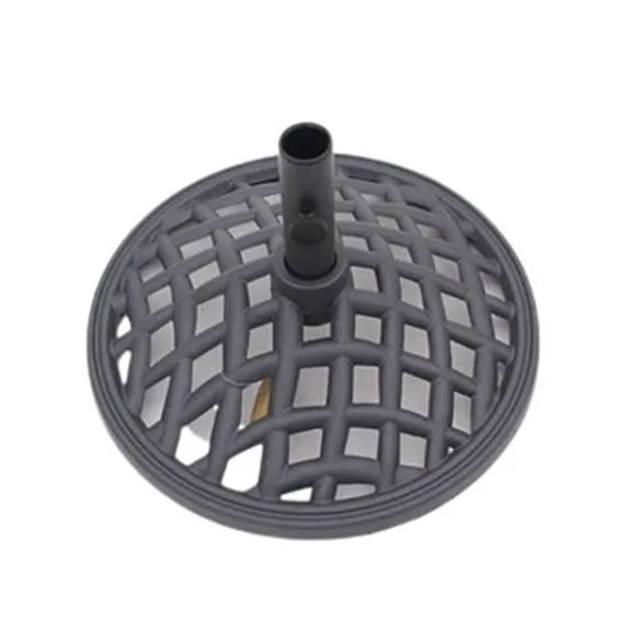 Four Seasons Courtyard Brookfield 19" Cast Iron Umbrella Base, Espresso