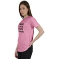 thumbnail image 4 of Inkmeso Women Quote Top I'm Not With Stupid Anymore Graphic Print Tee T-Shirt, 4 of 9