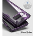 thumbnail image 3 of Ringke Fusion-X Case Compatible with Samsung Galaxy S10, Transparent Hard Back Shockproof Advanced Bumper Cover - Royal Purple, 3 of 6