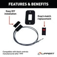 thumbnail image 2 of Power Gear Kwikee 369311 "Normally Open" Black Magnetic Small Rectangular Door & Power Switch for Automatic Electric RV Steps, 2 of 2