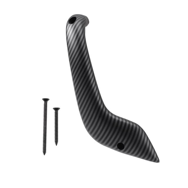Tirador de puerta interior Unique Bargains lado derecho para Ford Fiesta 11-20 fibra de carbono