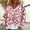 *Pink, variant on ClodeEU Christmas Cardigan Sweater For Women,Christmas Print Button Down Long Sleeve V Neck Cardigans ,Xmas Short Outerwear Pink,Womens Plus XXL