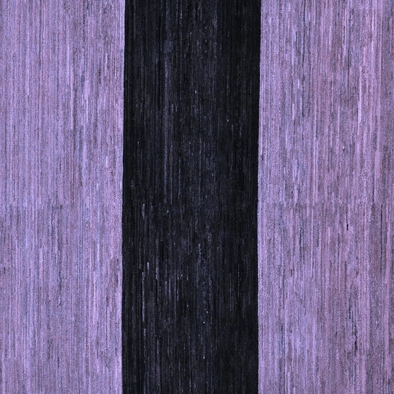 Ahgly Company Indoor Square Abstract Blue Modern Area Rugs, 6' Square