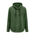 thumbnail image 4 of Valora Men Sweatshirt Men's Hooded Sweatshirt Soft Blend Pullover for Daily Casual Comfort Fit Lightweight Streetwear Wardrobe Green 1 3XL, 4 of 4