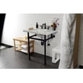 thumbnail image 3 of Kingston Brass CC43100LKB30 Standard Mount Traditional Plumbing Sink Trim Kit with P-Trap, Matte Black, 3 of 5