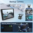 thumbnail image 4 of Android Car Stereo Double Din with Bluetooth, Hodozzy 10.1 Inch Touch Screen Car Radio with GPS Navigation, WiFi, DSP Mirror Link, FM RDS Radio, USB,, 4 of 7