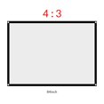 thumbnail image 4 of Proyección De Cortina De Proyector Blanca Plegable Sin Arrugas Portátil 4:3 (84 Pulgadas) 1 Pantalla Scienceny EL006903-00, 4 of 6