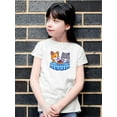 thumbnail image 2 of Corgi N Kitten Eating Spaguetti T-Shirt Juniors -Image by Shutterstock,  x-Small, 2 of 4