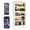 White, variant on Jopath 5 Tier Bookcase with LED Lights and Storage, Heavy Duty Wood Bookshelf with Adjustable Lighting, Freestanding Display Cabinet for Living Room Bedroom Home Office Study Room (Black)