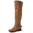 thumbnail image 3 of GLOBALWIN Women's Over-The-Knee Boots Brown Thigh High Boots 9.5M, 3 of 8