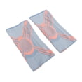 thumbnail image 3 of 1 par de rodilleras engrosadas, almohadillas, malla transpirable, tiras de resorte de silicona, manga de compresión de rodilla deportiva, rosa m azul, 3 of 10