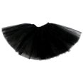 thumbnail image 1 of Falda Hinchada Sunnimix Informal para mujer Debajo del Vestido Pettiskirt negro, 1 of 5
