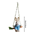 thumbnail image 2 of Adorno Colgante de Conejo Decorativo para Habitación en Pascua, 2 of 5