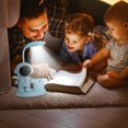thumbnail image 6 of Deeceymbur Usb Rechargeable Desk Lamp with Pencil Sharpener Astronaut Style Adjustable Light Portable Table Lamp Eye Friendly Home Office Use Study Lamp Bedside Light 360 Degree Rotation Dimmable, 6 of 8