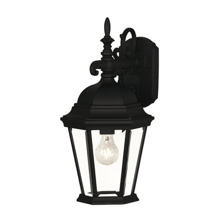 UPC 822920001765 product image for Savoy House Exterior Collections Wall Mount Lantern in Black | upcitemdb.com