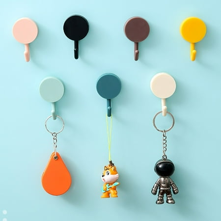 

Back to School Clearance Hooks Adhesive Hooks Cute Utility Hooks Key Hooks For Wall Decorative For Hanging Hat Towel Key Towel Hook Wall Mount For Home Kitchen Bathroom by LuClweCe