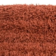 thumbnail image 3 of Unique Loom Solid Shag Collection Area Rug (3' 1" x 5' 3" Oval Terracotta), 3 of 7