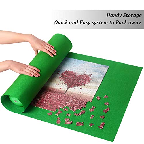 rollable puzzle mat