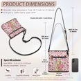 thumbnail image 7 of HELLHERO Waterproof Ladies’ Leather Crossbody Shoulder Purse for Travel Storage Daily, Lightweight Spacious Shoulder Bag, Hand-drawn Hearts, 7 of 7