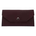 thumbnail image 1 of Raindrops Brown Slim Cash Envelope Wallet with Compact Design and Secure Snap Closure for Organized Storage, 1 of 8