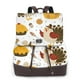 thumbnail image 1 of Fotbe Happy Thanksgiving Mochila Bolso con Estampado para Mujer, Mochila Antirrobo de Nylon Impermeable, Bolsa Ligera de Hombro, 1 of 4